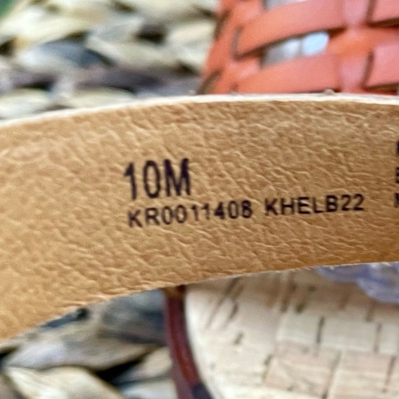 NEW Korks Marley Woven Vegan Leather Wedge Platform Sandals. Women’s size 10 - Picture 6 of 8